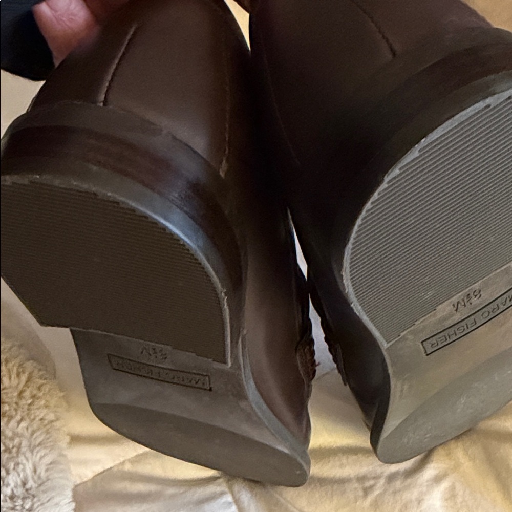 Marc Fisher Women’s Dark Brown Slip-On Loafers - Picture 4 of 9
